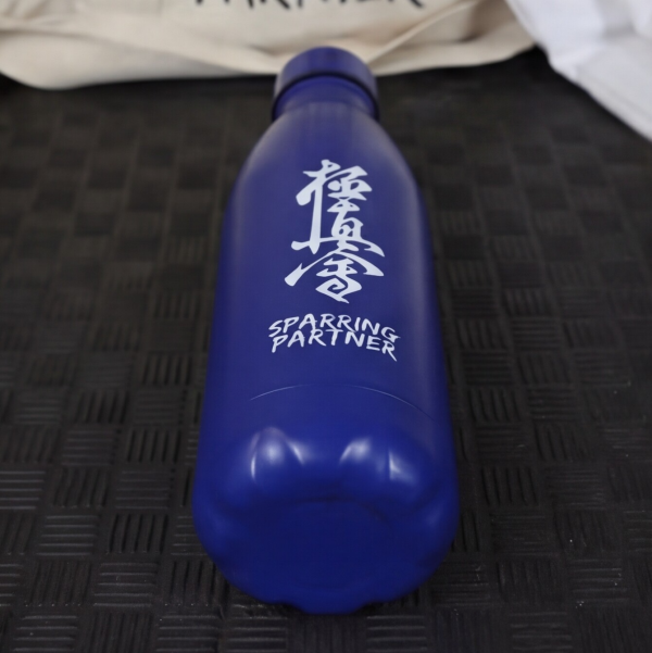 Butelka Karate Kanji - Niebieska Stal