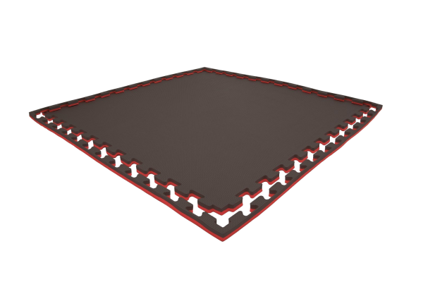 5yeic0vlc5-matastandard2cmczerwona6.png Tatami puzzlowe EVA 2 cm – czarno-czerwone, 100 × 100 cm