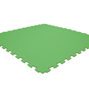 Tatami puzzlowe EVA 1 cm zielone 100×100 cm – lekka mata treningowa do karate, fitness, sztuk walk
