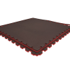 Tatami puzzlowe EVA 4 cm – czarno-czerwone, 100 × 100 cm - NA ZAMÓWIENIE