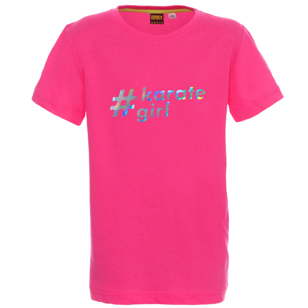 9h3abdtcnl-3.png Koszulka dziecięca #karate girl – holograficzny nadruk