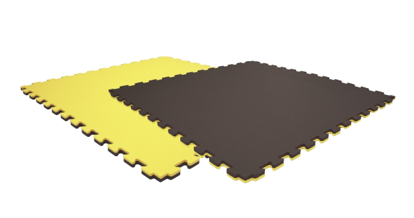 bdh7mjdapl-matazoltoczarna100x1002cm.png Tatami puzzlowe EVA 2 cm – czarno-żółte, 100 × 100 cm