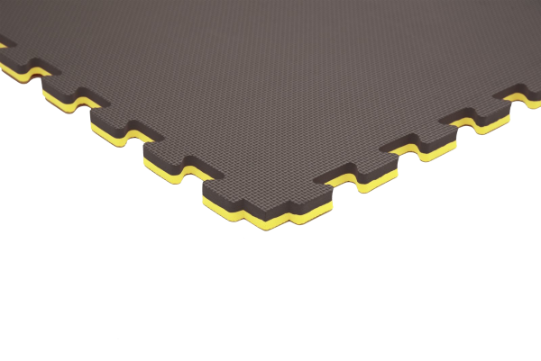 bht2rsff0f-matazoltoczarna100x1002cm8.png Tatami puzzlowe EVA 2 cm – czarno-żółte, 100 × 100 cm