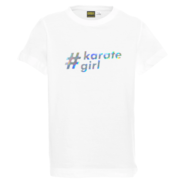 cbt1hrdibw-1.png Koszulka dziecięca #karate girl – holograficzny nadruk