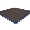 Tatami puzzlowe EVA 4 cm – czarno-niebieskie, 100 × 100 cm - NA ZAMÓWIENIE
