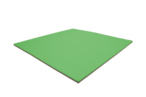 Tatami puzzlowe EVA 4 cm – szaro-zielone, 100 × 100 cm - NA ZAMÓWIENIE
