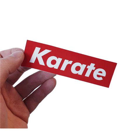 Naklejka Karate SUPREME