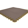 Tatami puzzlowe EVA 4 cm – szaro-żółte, 100 × 100 cm - NA ZAMÓWIENIE