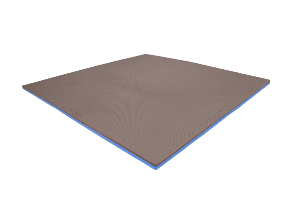 Tatami puzzlowe EVA 2 cm – szaro-niebieskie, 100 × 100 cm