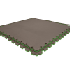 Tatami puzzlowe EVA 4 cm – szaro-zielone, 100 × 100 cm - NA ZAMÓWIENIE