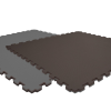 Tatami puzzlowe EVA 4 cm – czarno-szare, 100 × 100 cm - NA ZAMÓWIENIE