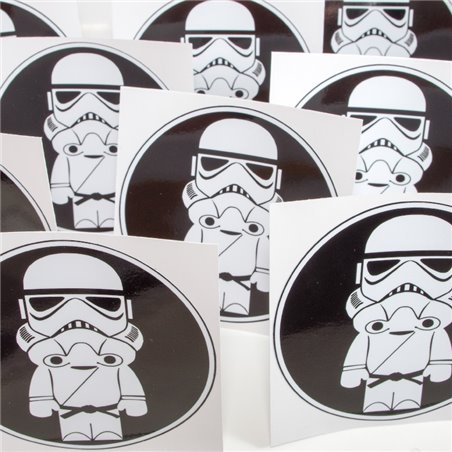Naklejka Karate Stormtrooper