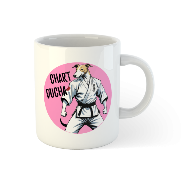 Kubek "Chart Ducha" – Karate, siła i poczucie humoru