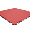 Tatami puzzlowe EVA 4 cm – czarno-czerwone, 100 × 100 cm - NA ZAMÓWIENIE