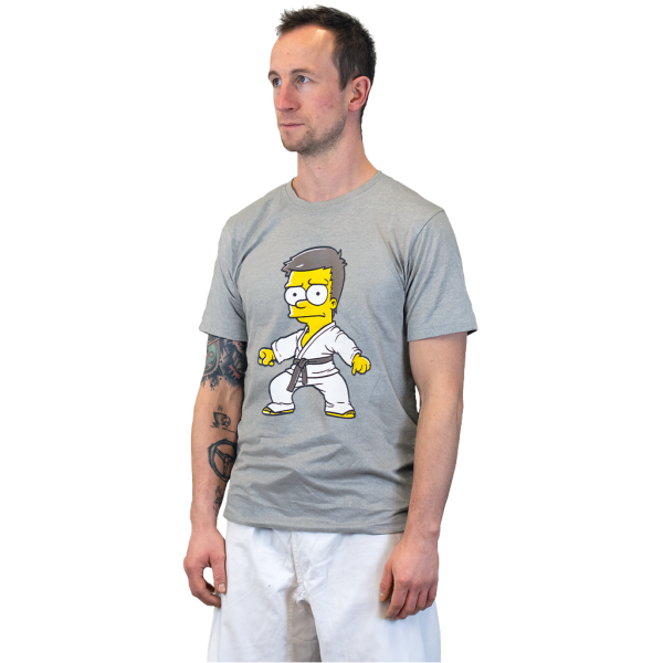 kgajsk6twt-szara2.png Koszulka Karate Simpson
