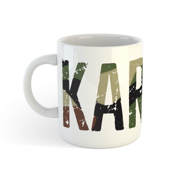 Kubek "Karate Camo" – Moc wojownika w militarnym stylu