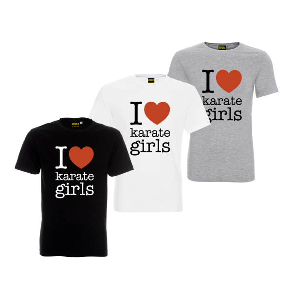 Koszulka I Love Karate Girls