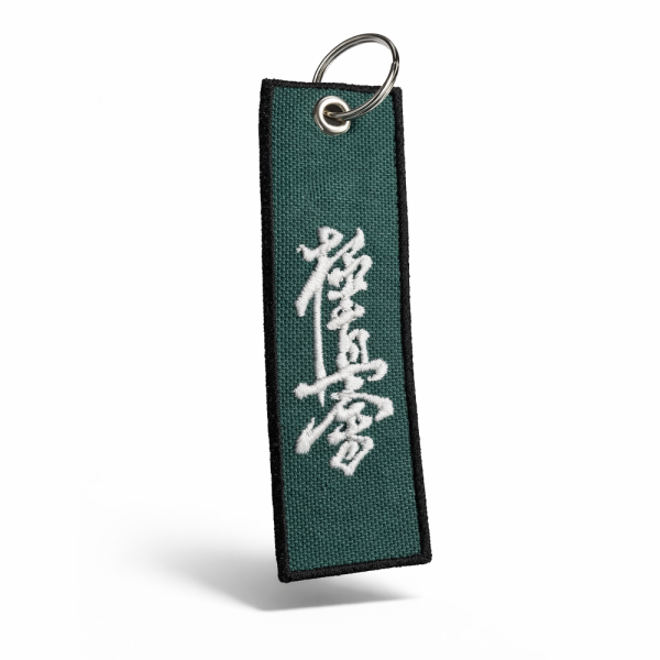 Brelok Karate Kyokushin Zielony - haftowany