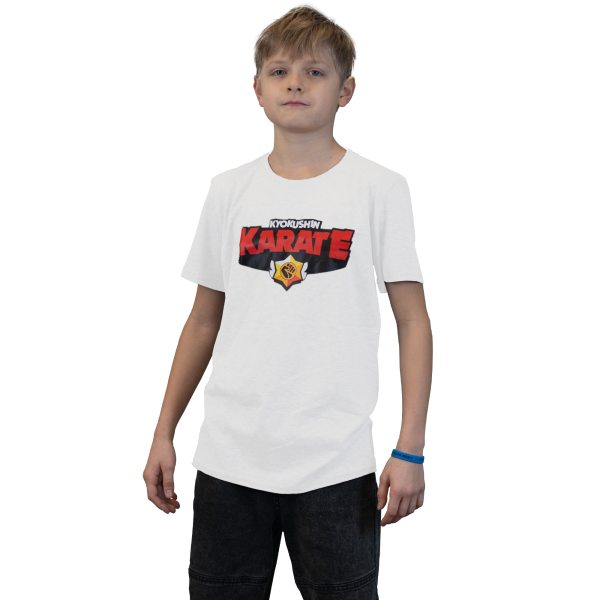 tkoc49jewb-biala.png Koszulka dziecięca Kyokushin Karate Stars