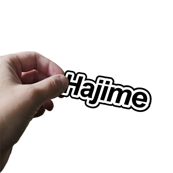 Naklejka Hajime