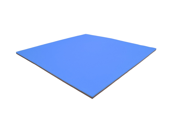 Tatami puzzlowe EVA 2 cm – szaro-niebieskie, 100 × 100 cm