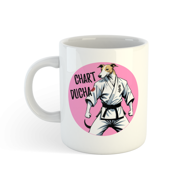 Kubek "Chart Ducha" – Karate, siła i poczucie humoru